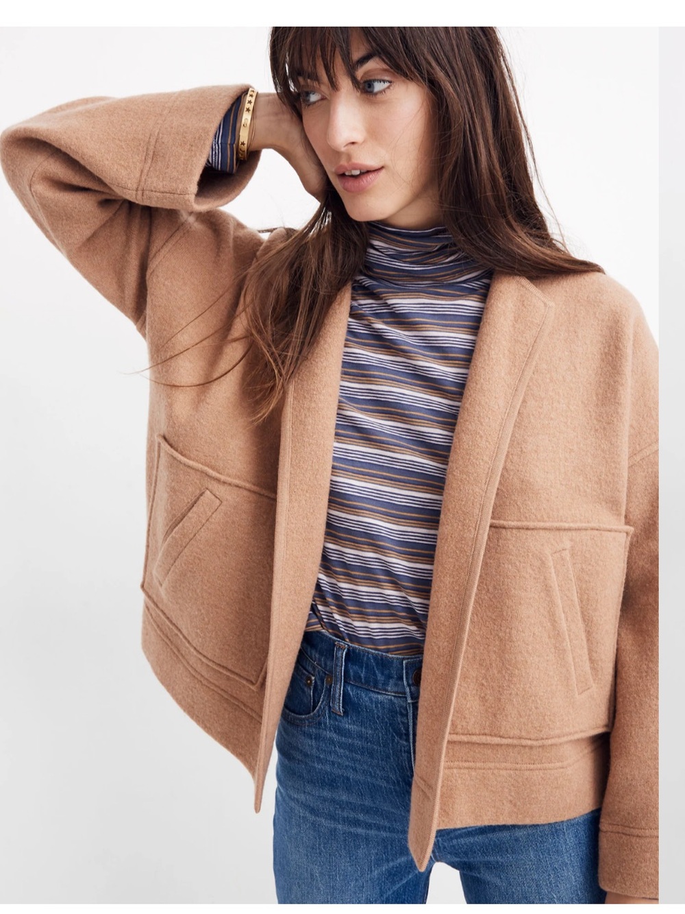 NWT Madewell Lisbon Sweater Jacket | M - Picture 2 of 8